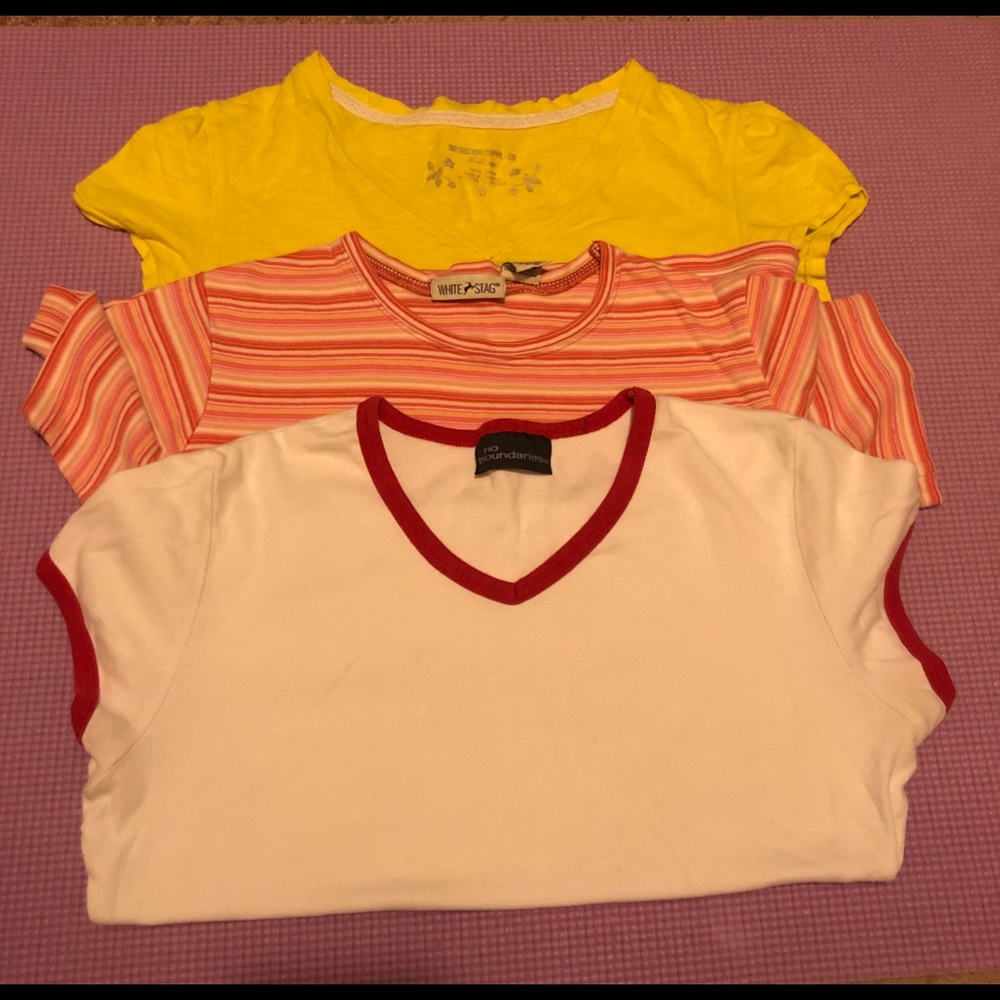 T shirts for girls 3 pieces